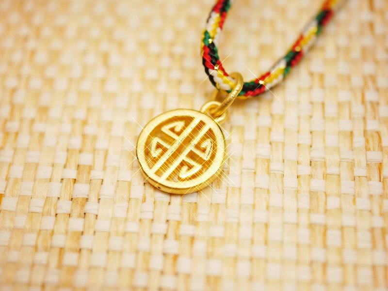 Gold Pendant-Fulu Pendant Gold Jewelry-Gold 9999 - สร้อยคอ - ทอง 24 เค สีทอง