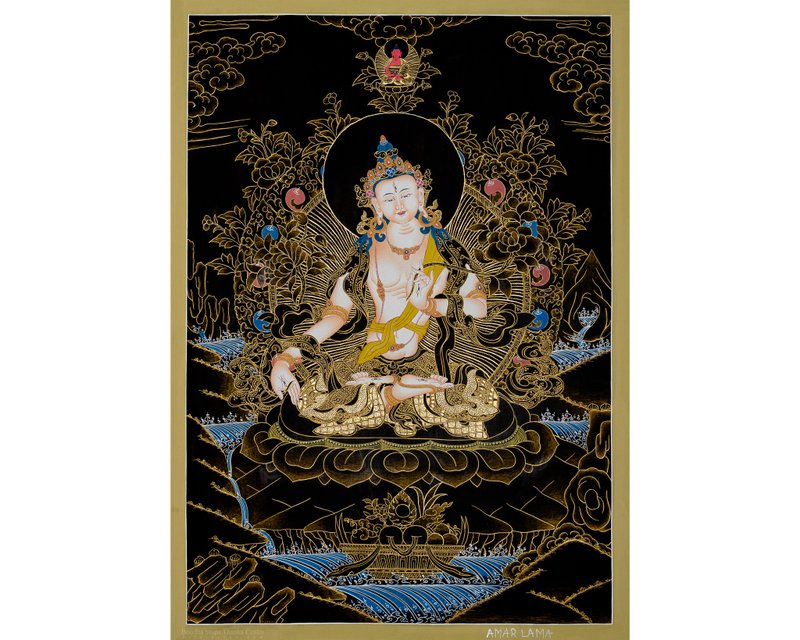原創手繪白度母 | 治癒與慈悲女神 - 壁貼/牆壁裝飾 - 其他材質 多色