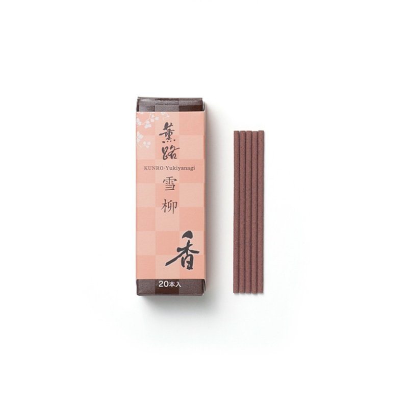 Japan's [Shoeido] KUNRO Xunlu series [Snow Willow] incense sticks(20 pieces) - น้ำหอม - สารสกัดไม้ก๊อก 