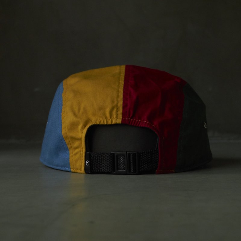【Off-season sale】multi color circus patchwork cap - Hats & Caps - Cotton & Hemp Multicolor