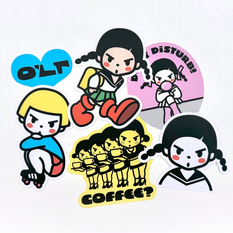 Big Removable Stickers(5 Type) laptop sticker - สติกเกอร์ - วัสดุกันนำ้ 