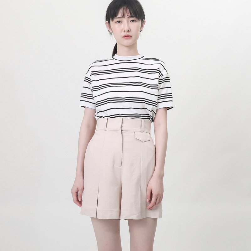 [Limited 2 in combination] A - Women's Tops - Cotton & Hemp White