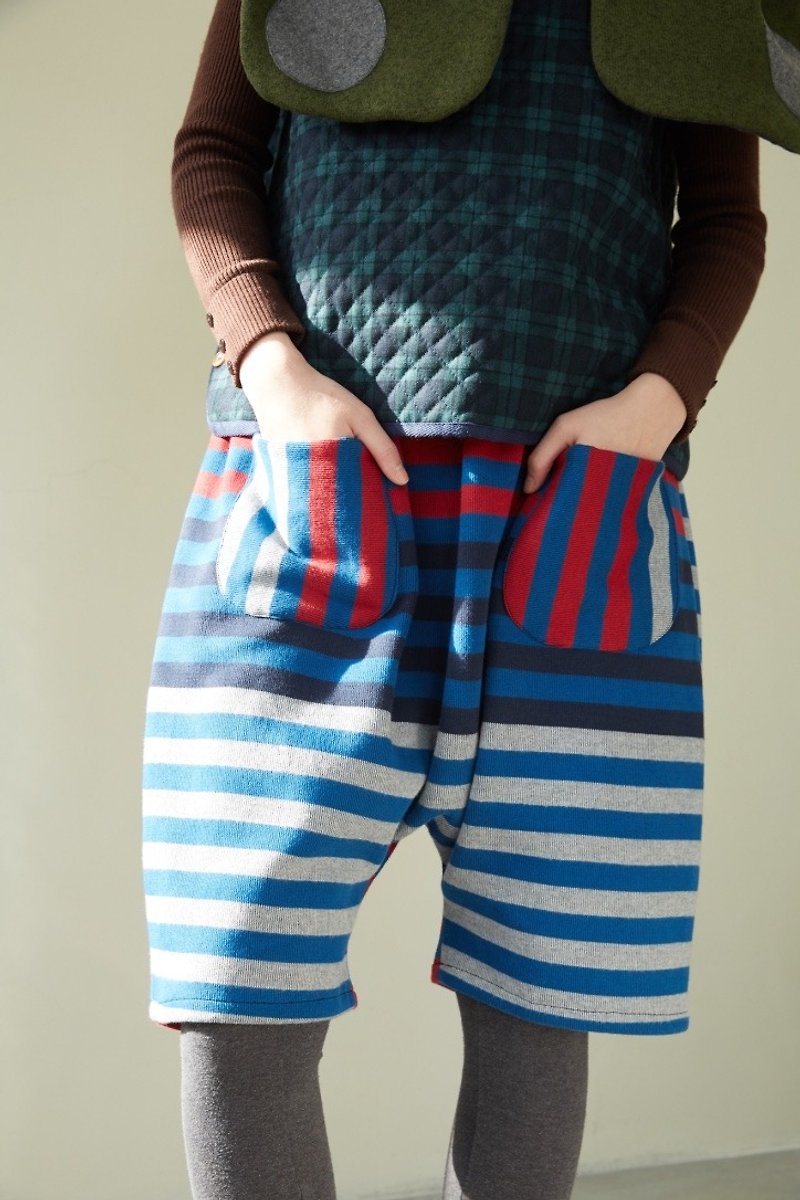 Very good to wear knitted pants - Women's Pants - Cotton & Hemp Multicolor