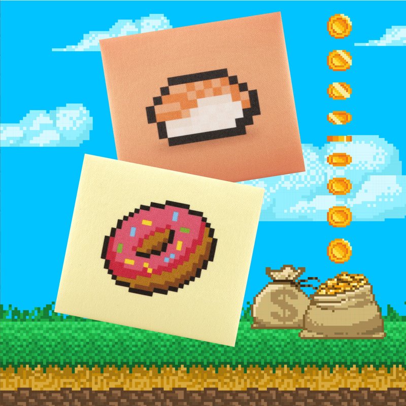 客製化禮物 MASKfolio S 口罩套 CryptoThings - Sushi - 口罩/口罩收納套 - 紙 