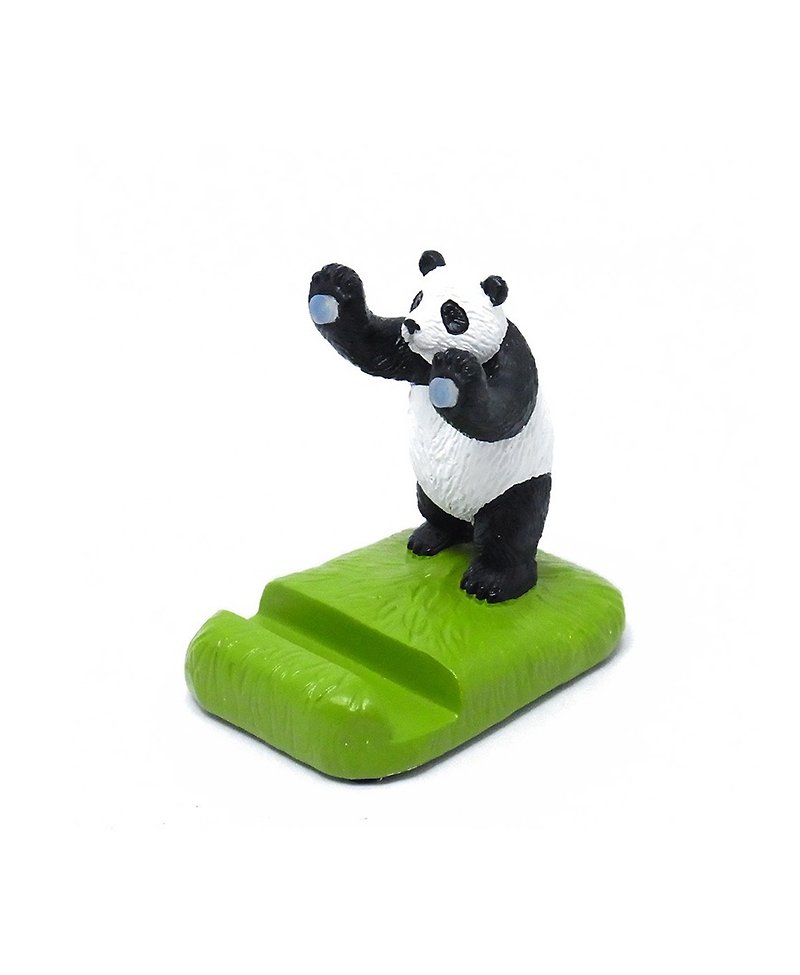 SUSS-Japan Magnets Super Cute Desktop Small Phone Holder/Phone Holder (Panda Model) - อื่นๆ - วัสดุอื่นๆ ขาว