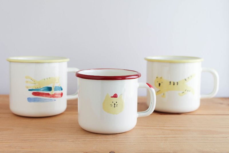 Hand Painted Cup - Auntie A - Mugs - Other Metals Yellow