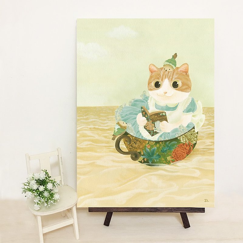 Cat World-Aili Meow Dream Leisure Land/Frameless Painting - โปสเตอร์ - วัสดุอื่นๆ หลากหลายสี
