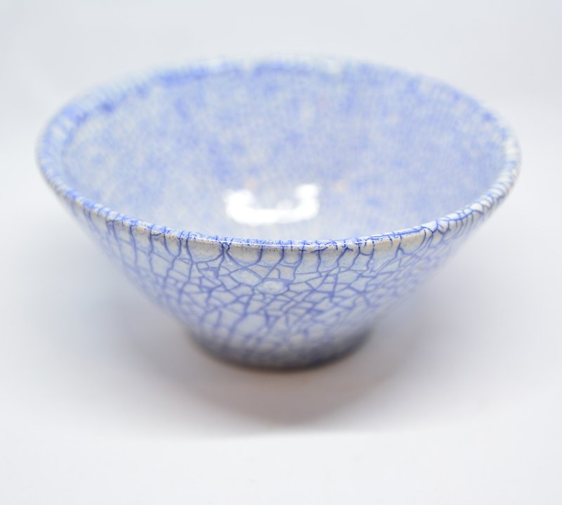 _ _ Blue ice cracks cup of fair trade - Bowls - Pottery Blue