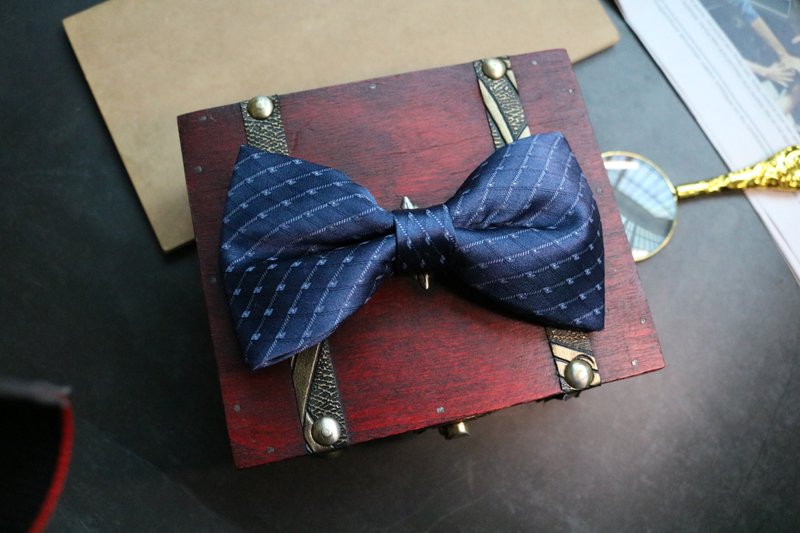 Blue Silk Business Tie - Bow Ties & Ascots - Silk Blue