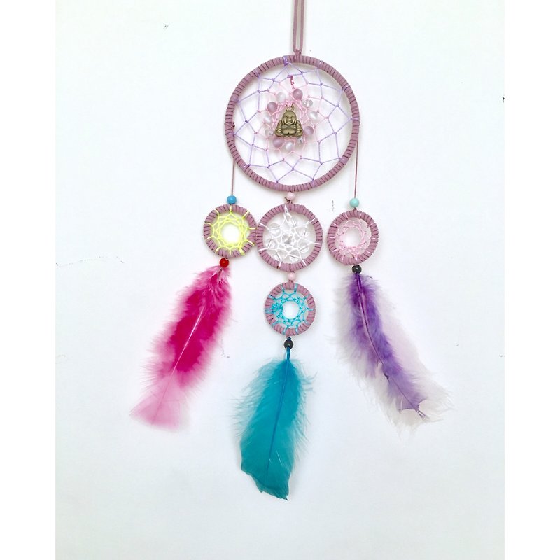 Take it easy dream catcher pendant - Items for Display - Other Materials Purple
