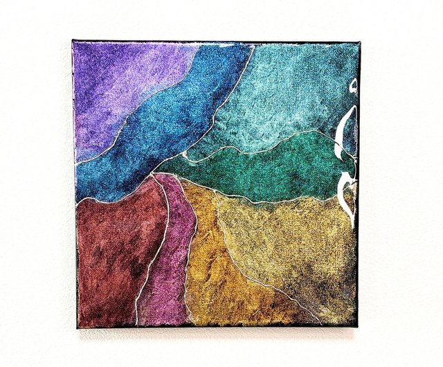 原画 オリジナル 絵画 アクリル画 異世界25×25cm - ショップ Miki Art