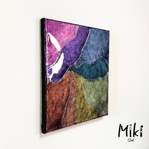 原画 オリジナル 絵画 アクリル画 異世界25×25cm - ショップ Miki Art