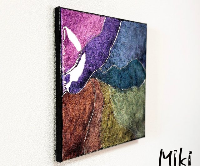 原画 オリジナル 絵画 アクリル画 異世界25×25cm - ショップ Miki Art