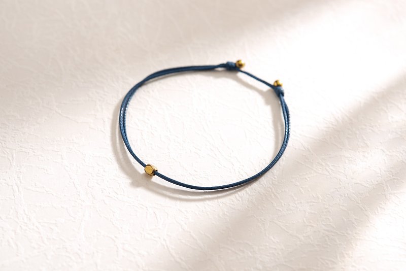 Charlene Handmade Wristband - สร้อยข้อมือ - โลหะ สีน้ำเงิน