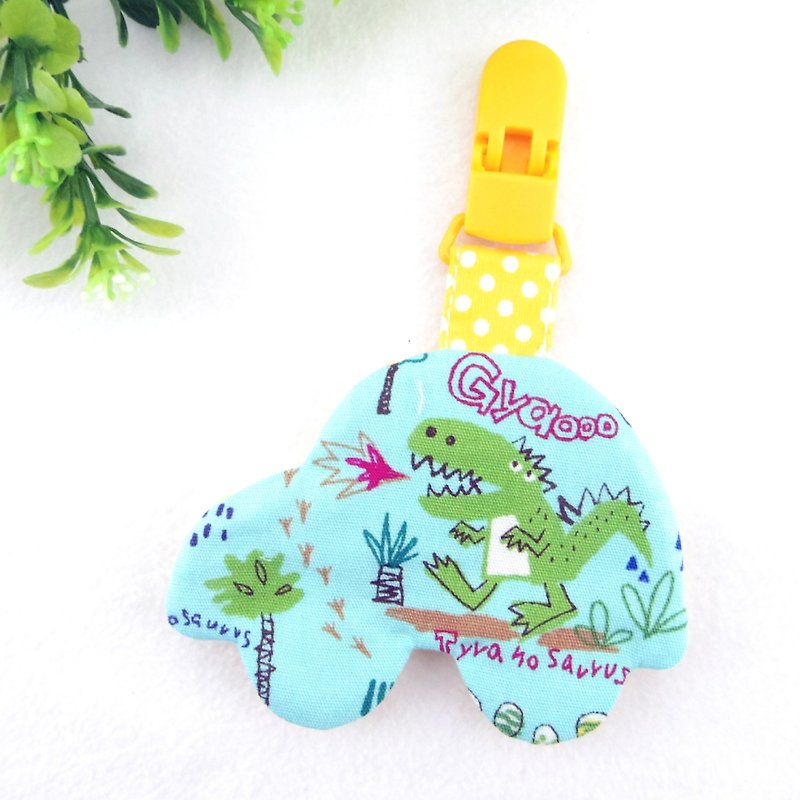 Dinosaur World. Beetle styling design models talismans bag / lucky bag / keychain (can increase embroidered name) (can be changed to other fabrics) - Bibs - Other Materials Blue