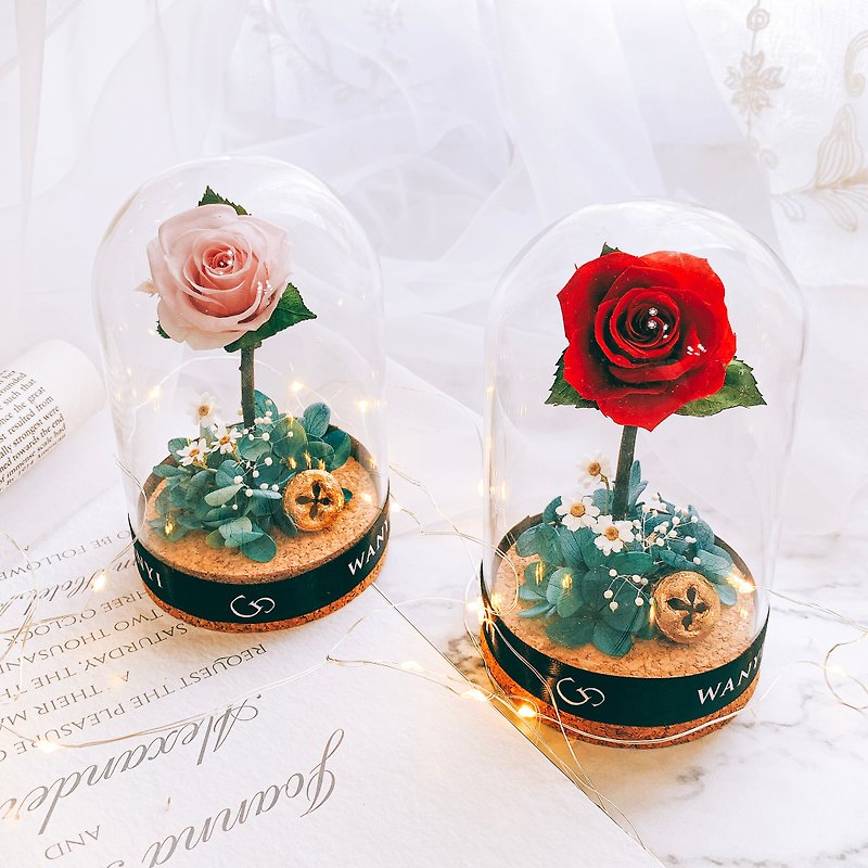 Plants & Flowers Dried Flowers & Bouquets Red - The Little Prince's everlasting rose, immortal flower gift, dry flower proposal, wedding gift, Valentine's Day gift