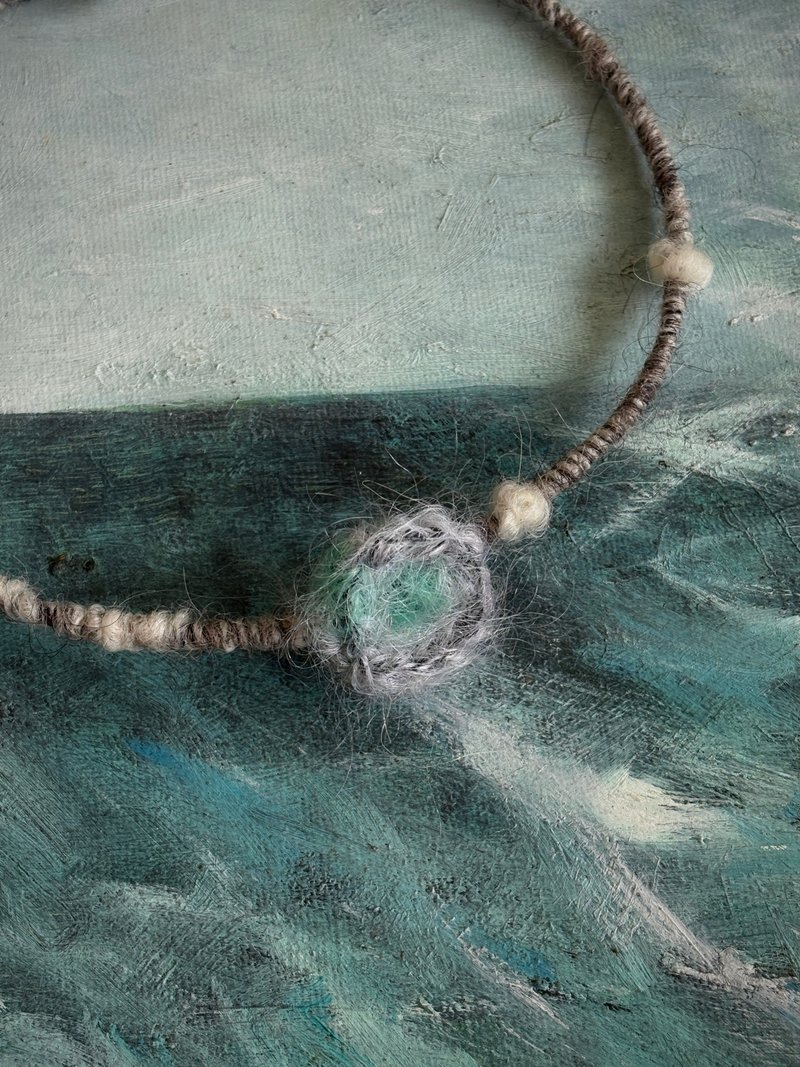 冰霧迷境系列-冰晶霧頸鏈 - 項鍊 - 其他材質 透明