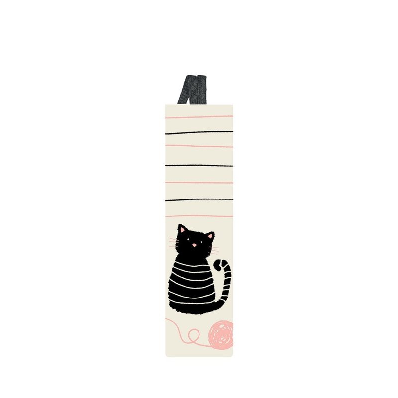 Tie-up bookmark-meow - Bookmarks - Paper 