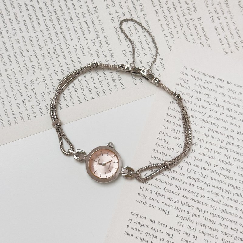 Citizen Cletia Silver Tone Watch With Chain Bracelet - 女錶 - 其他金屬 