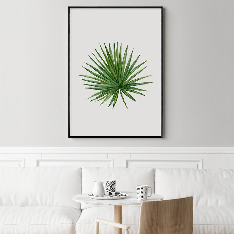 Flower Life - Palm Leaves - Wall Art, Wall Art, Home Decor, Wall Prints - Posters - Other Materials Green