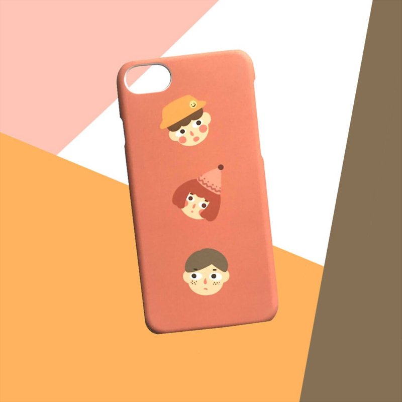 Pink three brothers phone case - Phone Cases - Plastic Pink