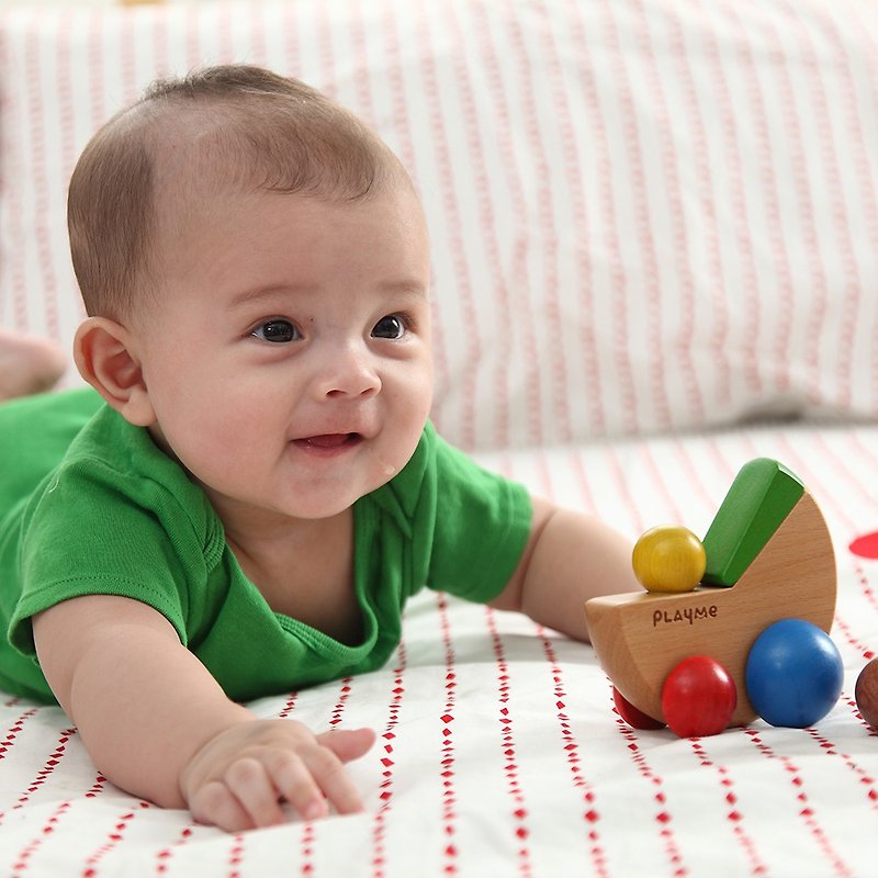 嬰兒車-造型抓握玩具(兒童節88折優惠) - 嬰幼兒玩具/毛公仔 - 木頭 