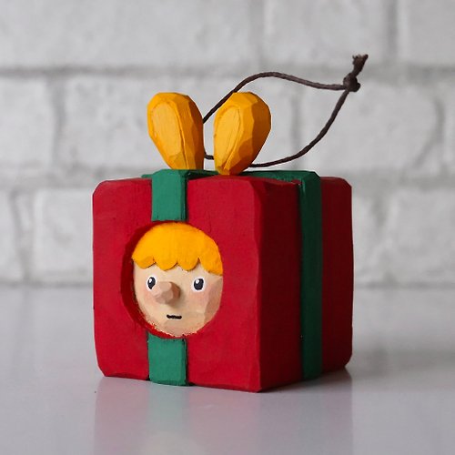 Tsukune Craft Gift box Christmas Ornaments