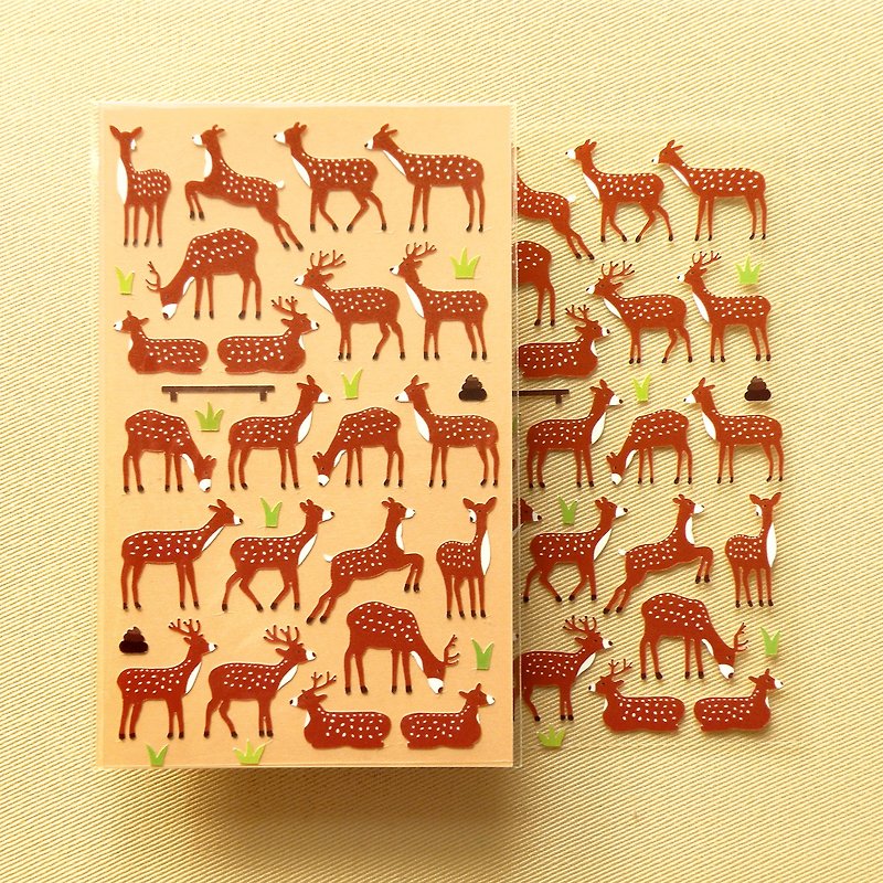 Deer Stickers - Stickers - Paper Brown