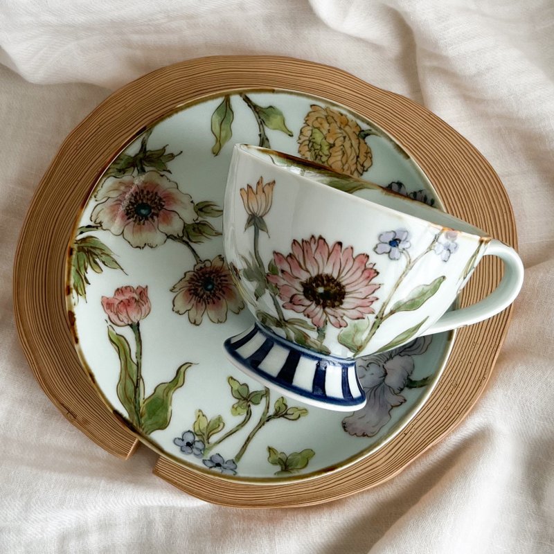 カップとソーサー - 茶壺/茶杯/茶具 - 瓷 白色