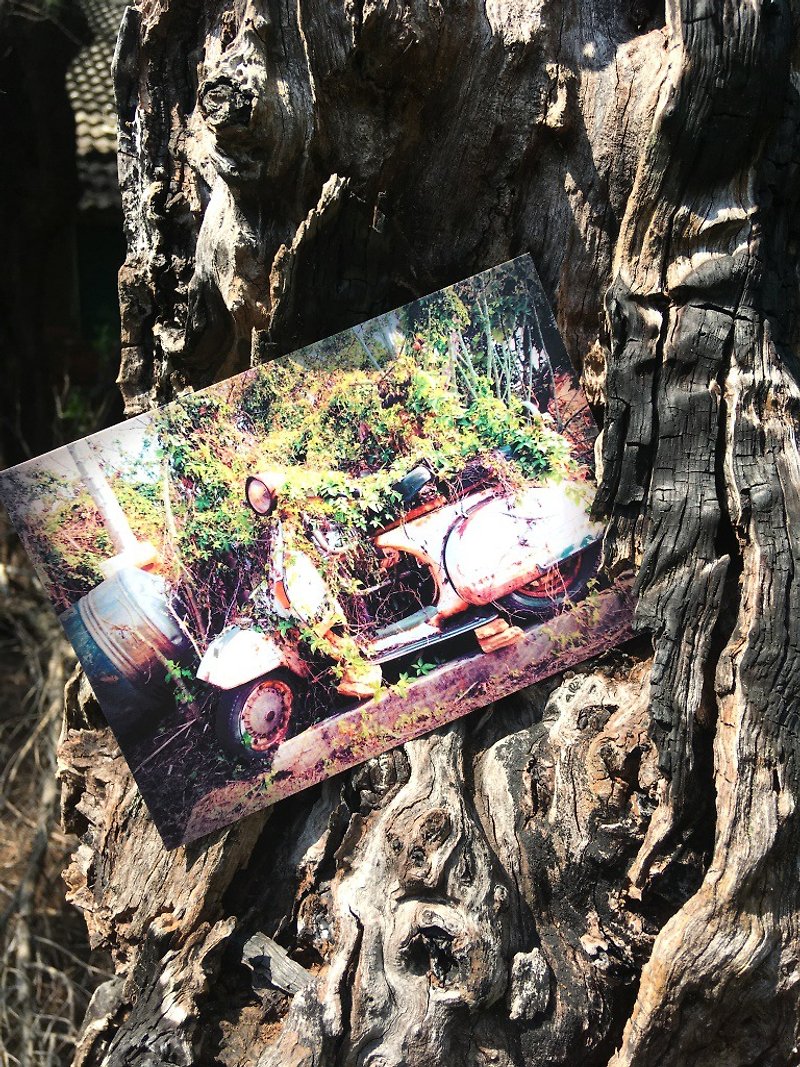 Ruins Postcard | Disused Car: Near Chen Qingji Mansion - การ์ด/โปสการ์ด - กระดาษ 