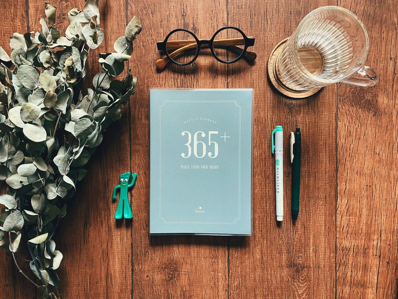 Dimengqi 365 good memory v.2 matcha green - สมุดบันทึก/สมุดปฏิทิน - กระดาษ สีเขียว