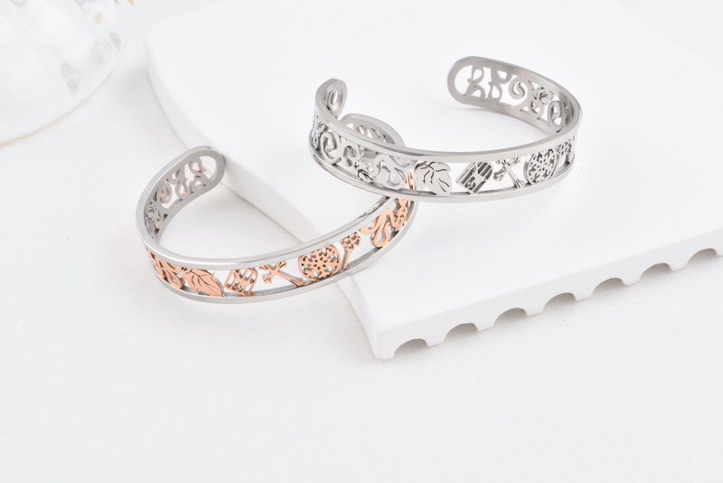 The source of happiness - the perfect combination of fashion and emotion - Bracelets - Stainless Steel 