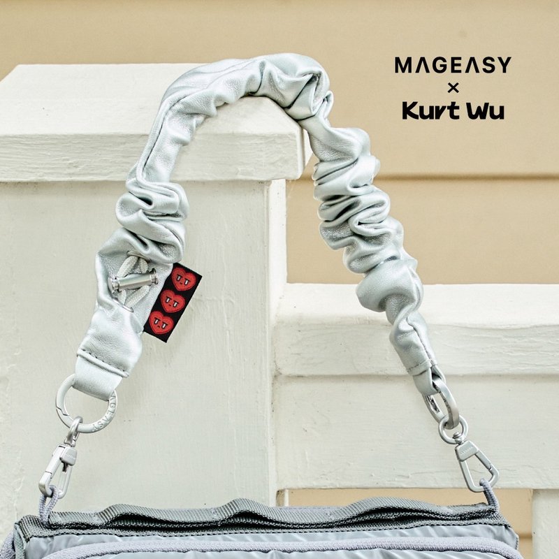 Kurt 愛手腕掛繩 - 手機掛繩/背帶 - 聚酯纖維 黑色