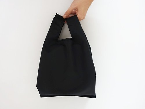 ZUGO 環保小型購物袋 飲料食物提袋 霧黑 素面