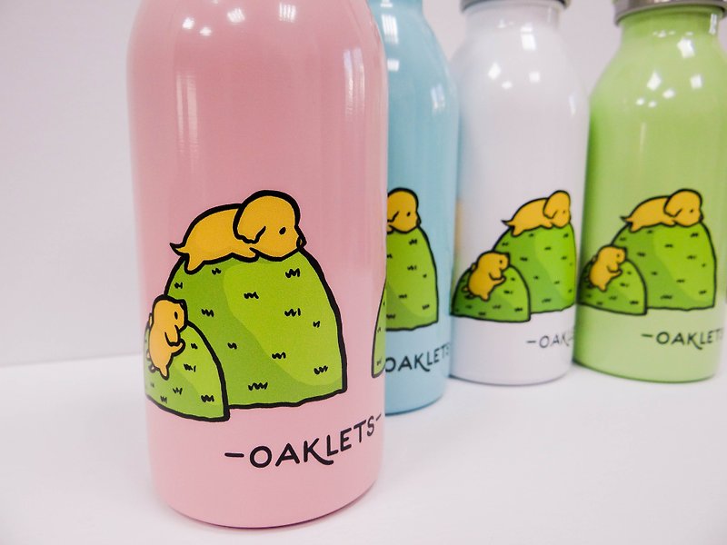 Oaklets 【Dog Friend】Macaron-colored Vacuum Bottle - ถ้วย - วัสดุอื่นๆ 
