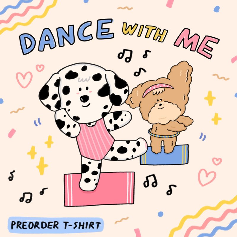 Dance with me t-shirt - 女 T 恤 - 繡線 