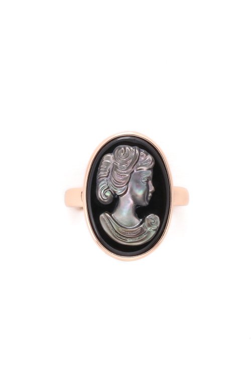 Fashion Museum Accessories 時尚博物館首飾 【畢業禮物】【聖誕禮盒】公主雕刻白貝銅鍍玫瑰金開口戒指
