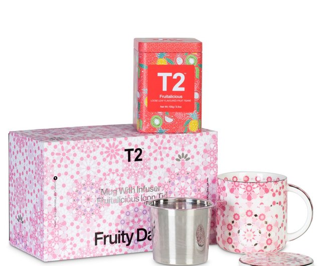 T2 紅茶 ギフトボックス マグカップ ティーツー T2 ティーツー マグカップ French Earl Grey 茶葉 茶こし リーフ