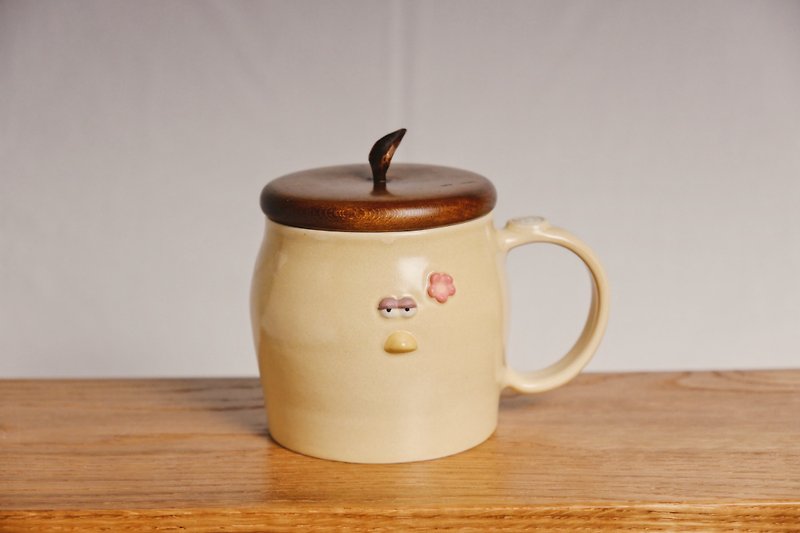 Animal Cup/ Miss Chicken - Mugs - Pottery Multicolor