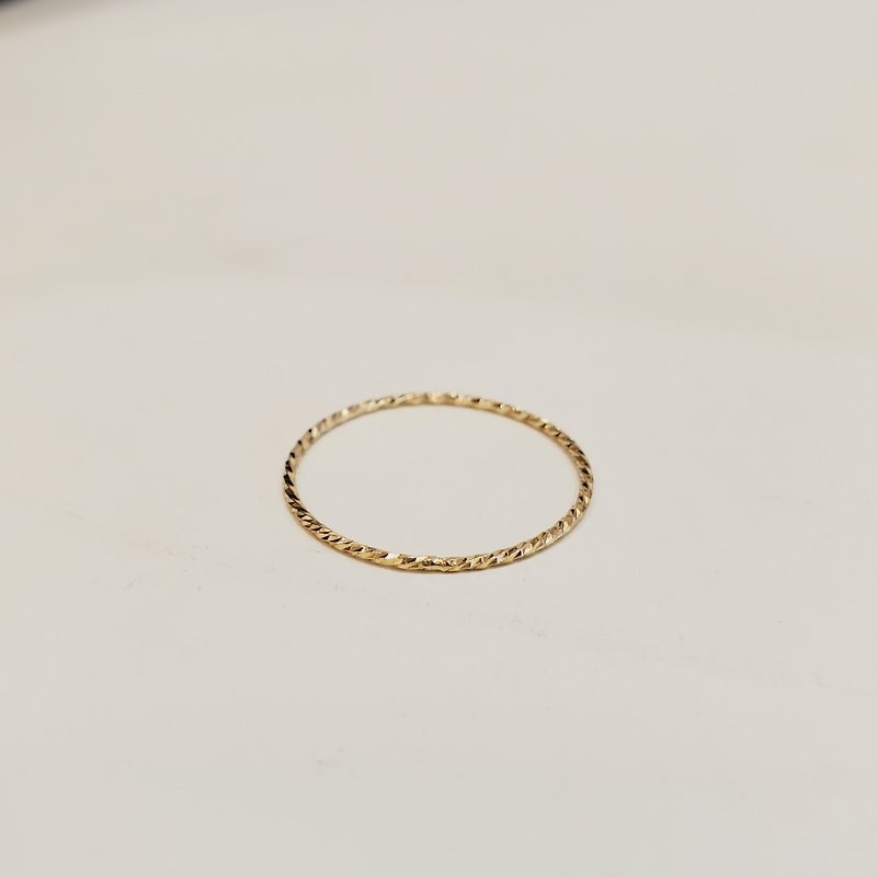 [Ring] 14K Gold Thread Ring/Thread Type/International Ring #11/Sold Out of Print - แหวนทั่วไป - เครื่องประดับ สีทอง