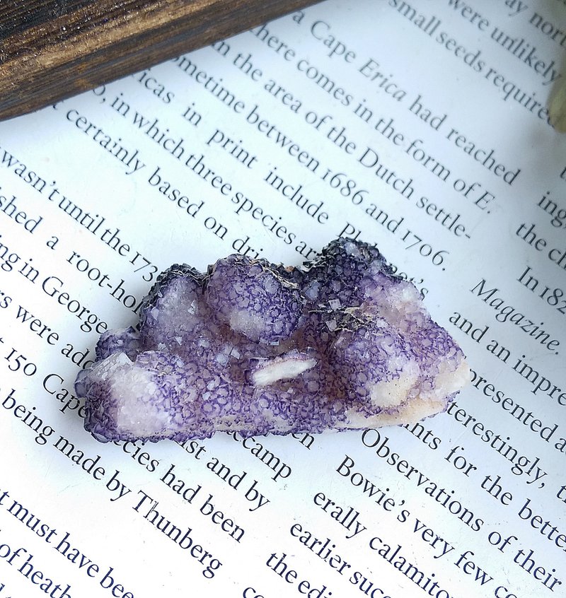 Fluorite 貴州產地 紫邊螢石 天然礦石 原礦 - 擺飾/家飾品 - 其他材質 