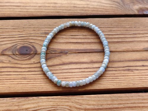 秦翠] 天然翡翠 [F] 氷パープルの浮花色鮮やかで美しい 4.4