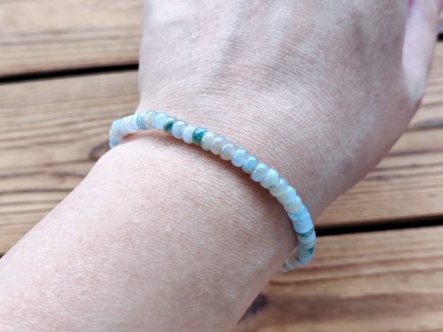 翡翠氷花  秦翠] 天然翡翠 [F] 氷パープルの浮花色鮮やかで美しい 4.4