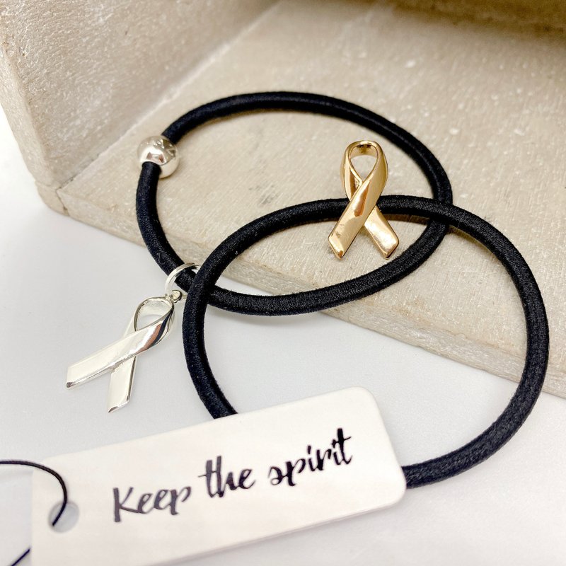 絲帶 髮飾 STYLE 4 (2條) - 髮夾/髮圈 - 鋁合金 銀色