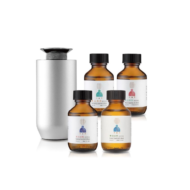 Daily Air mist fragrance set-AirMicro Mini micron atomizer + scent essential oil 100ml - Fragrances - Plants & Flowers 