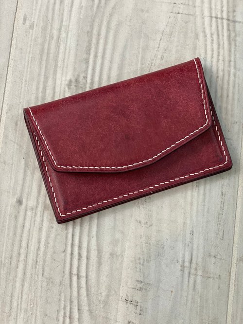 Leather IN The House 名片夾 (義大利進口Pueblo植鞣磨砂皮) 大容量