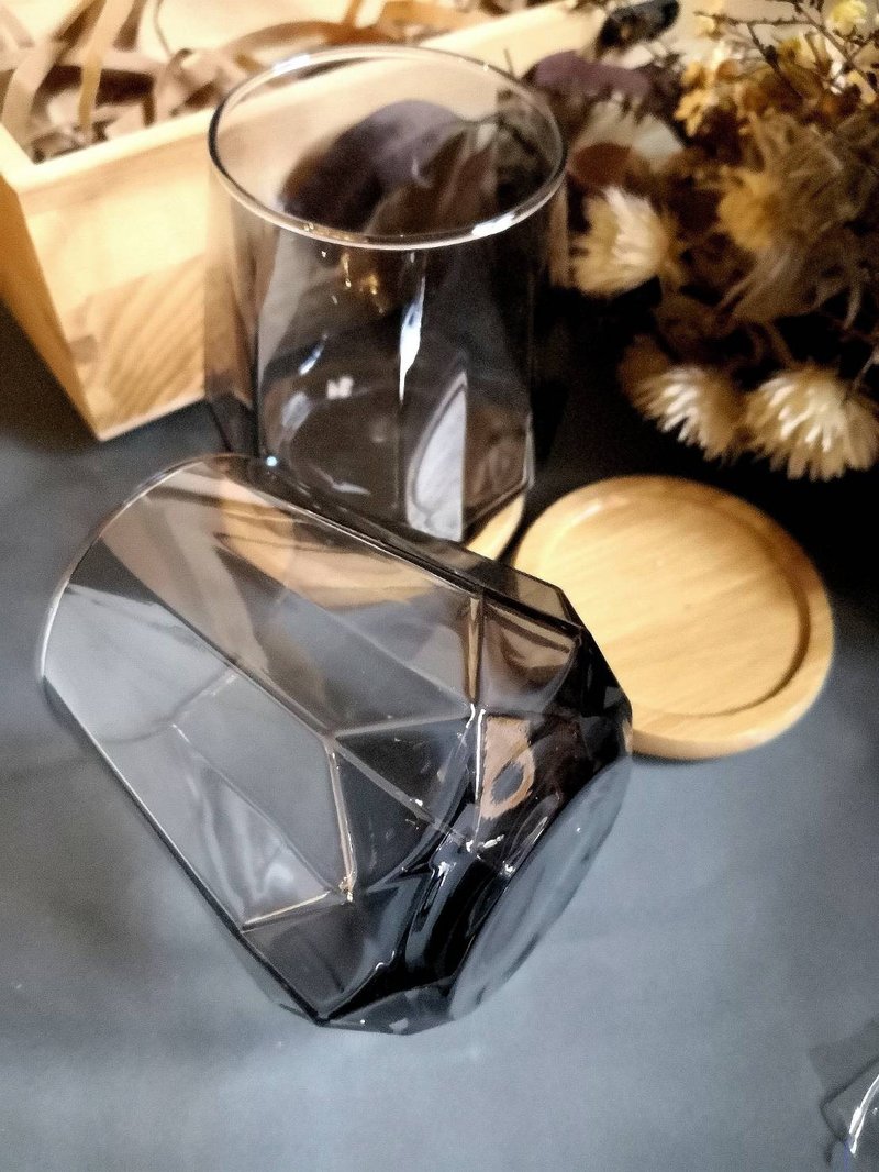 客製刻字杯 書寫字體 附木禮盒 紀念禮物/工商禮品/生日禮物 - 玻璃杯 - 玻璃 透明