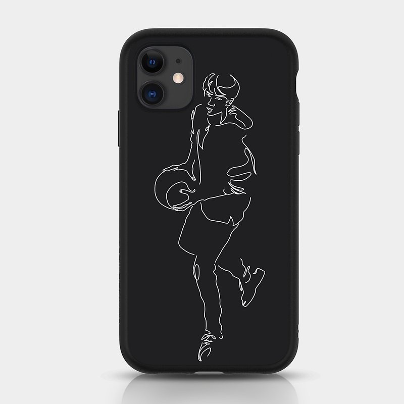 Customized Rhino Shield SolidSuit iPhone anti-drop phone case Customized graphite black - Phone Cases - Plastic Black