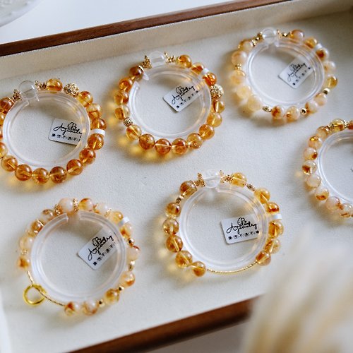 Amelia Jewelry Amelia Jewelry丨黃水晶手鍊丨黃水晶丨托帕石丨鈦晶丨維納斯金髮
