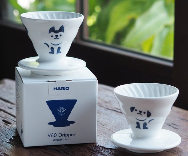 HARIO共同ブランド】青白磁 V60 コーヒーフィルターカップ